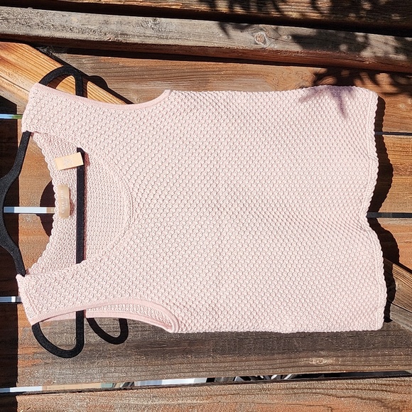 Kate Hill Light Pink Cotton Knit Sleeveless Top,  Sz Medium - Picture 2 of 7